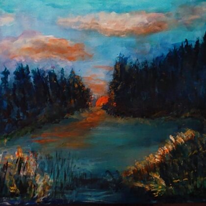 Ramża zachód słońca