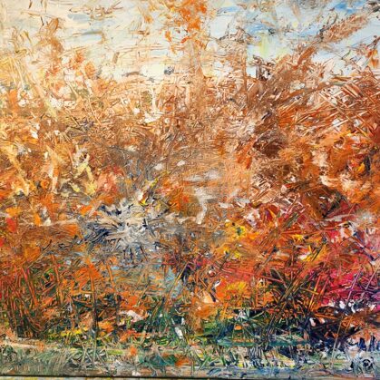 Pejzaż abstrakcyjny jezioro westchnień