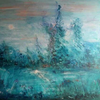 Pejzaż w błękitach