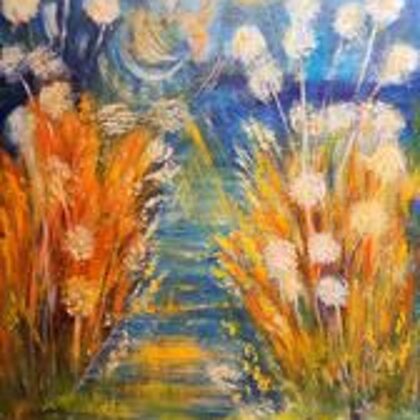 Dmuchawce nad rozlewiskiem