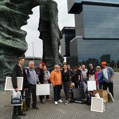 Plener z Grupą Janowską Pomnik Powstańców Śląskich